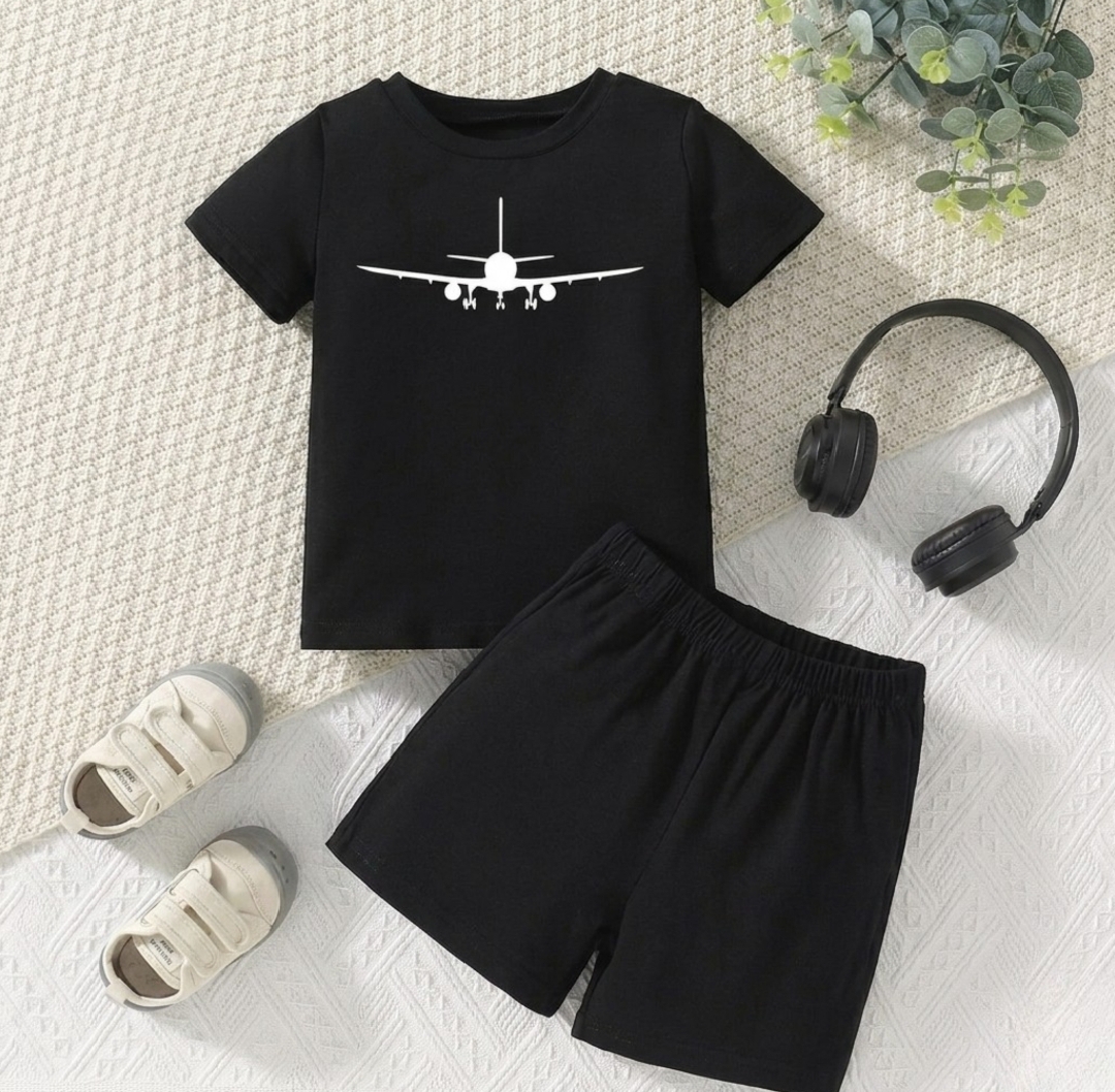 T-shirt And Shorts Pants For Kids Baby Boys And Baby Girls Dresses Short Sleeves Tee Top's Clothes Set's Dresses Outfit Suit For Unisex JHA Summer Collection