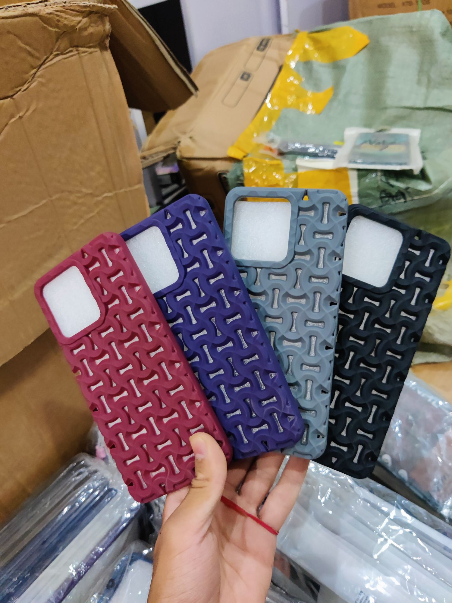 Heat Dissipation Silicone Back Cover Compatible with Realme Note 50 / C51 / C53 | Breathable Hollow Design | Shockproof Protective Case