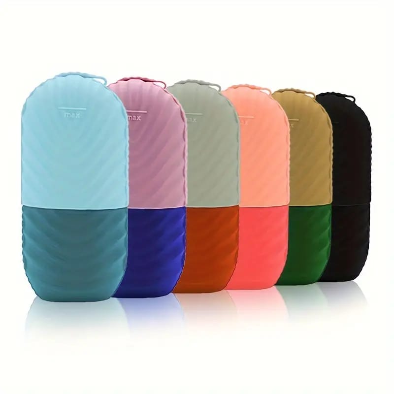 Silicone Ice Roller for Face, Ice Cube Roller Massager for Face, Eyes and Neck Naturally Conditioning and Skin Care, Reusable Massage Silicone Ice Mold