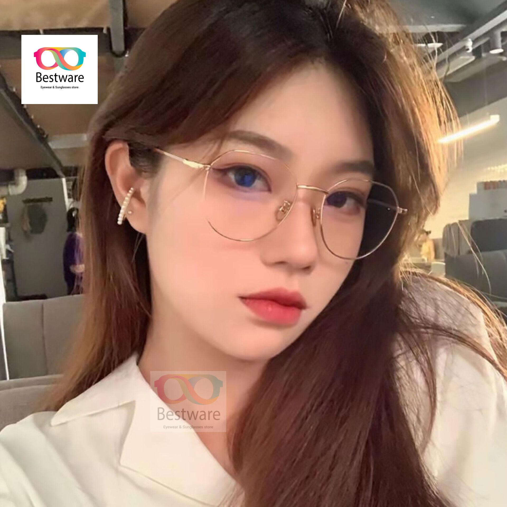 New Metal Fashion Glasses for Women/ Girls . Unisex Metal Glasses