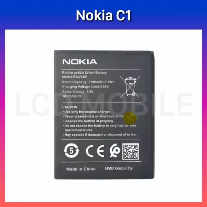 nokia c1 battery