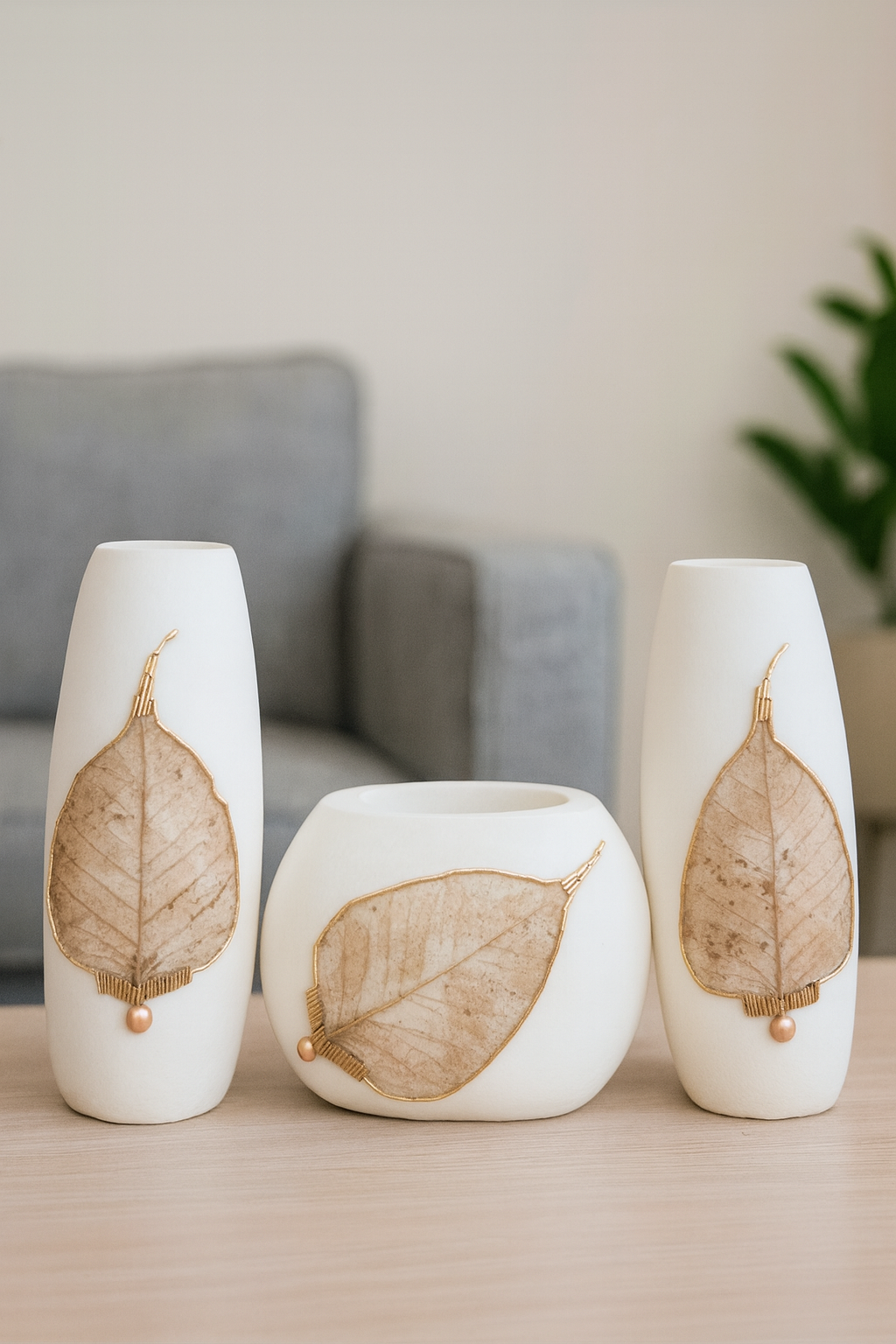 Vases For Home decor Item Set Of 3  Perfect For Living Room Bed Room and Other Rooms  Perfect For Home Decoration Good Choice For Gift