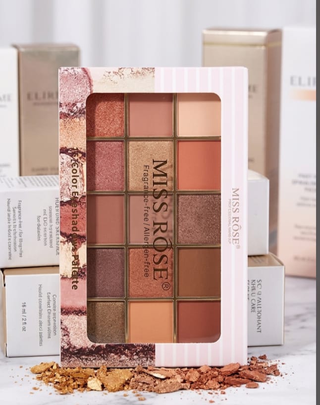 Eyeshadow Palette, 15 Color Eyeshadow, Makeup Palette, Matte Eyeshadow, Shimmer Eyeshadow, Eye Makeup, Beauty Cosmetics, Long Lasting Eyeshadow, Pigmented Eyeshadow, Nude Eyeshadow Palette.