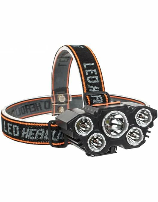 New five core powerful highlight head lamp, head light for camping and adventure