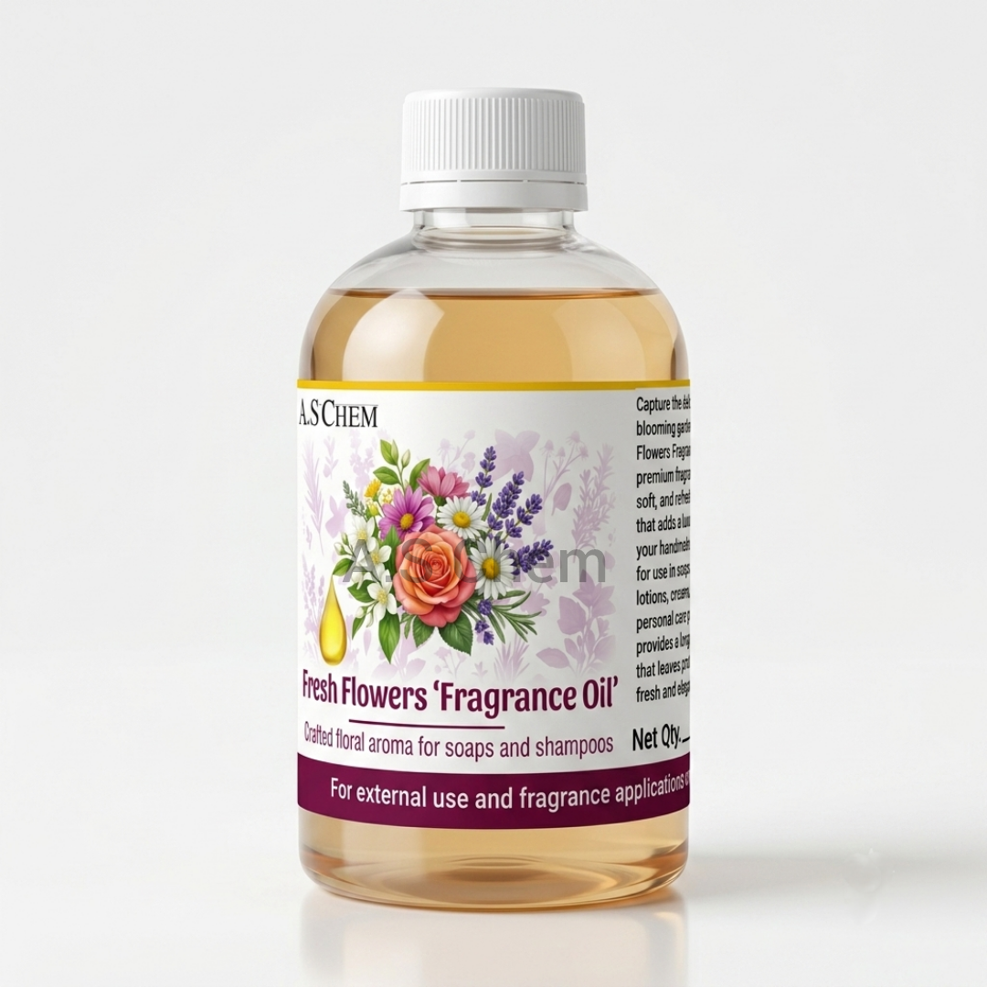 Fresh Flowers Fragrance Oil – Premium Floral Scent for Soaps Shampoo & Personal Care
