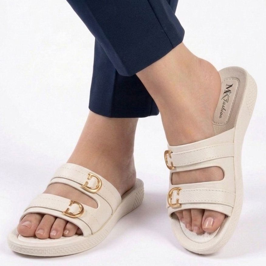 Women Nylon Plastic Slippers Soft Comfortable Summer Casual