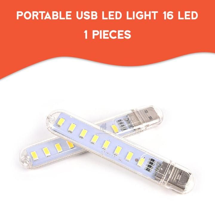 Usb Led Light Dual Portable for PC Laptops Notebook Mobile Power Bank Charger