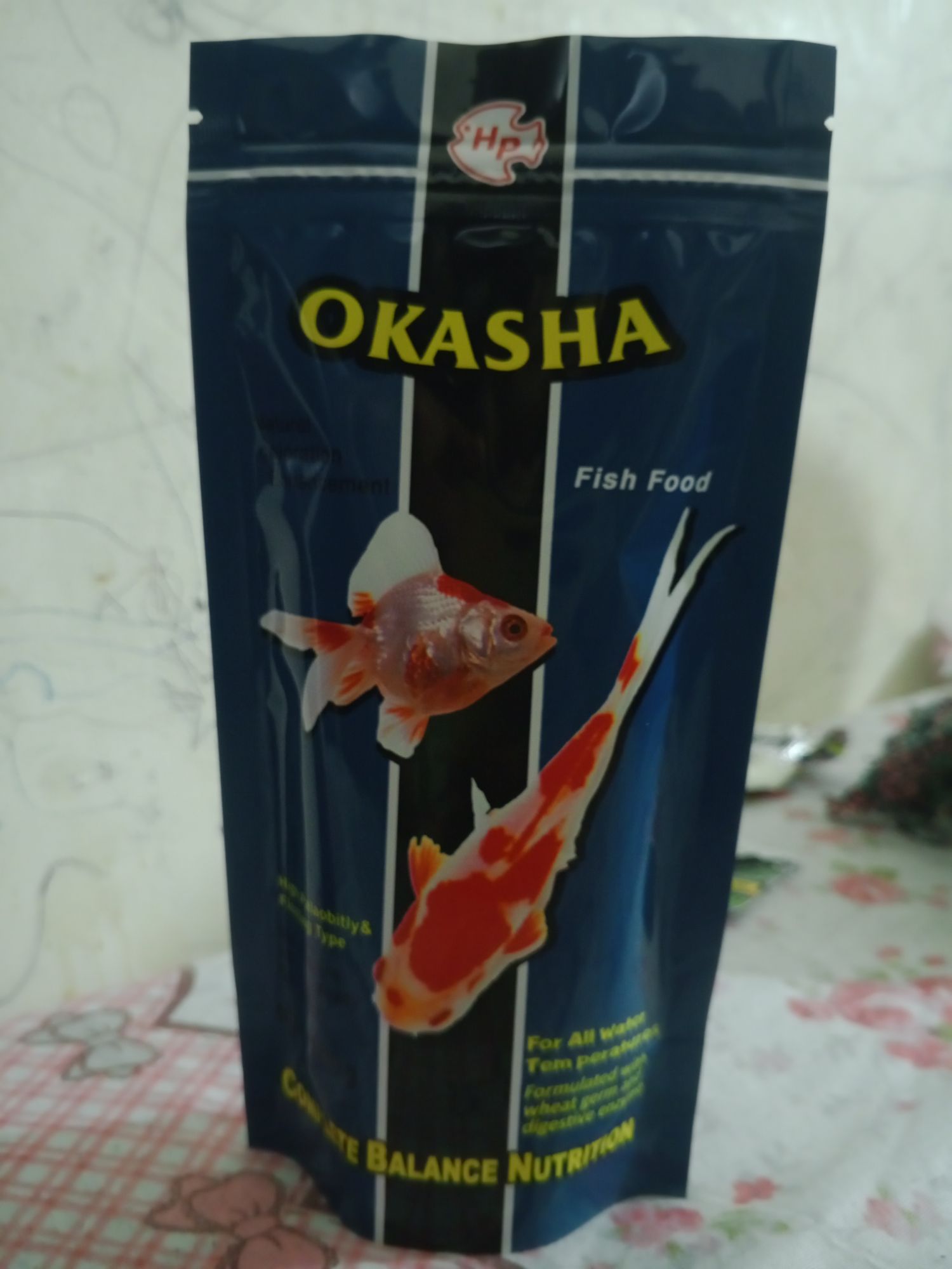 Okasha Aquarium Fish Food 100G- Floating pellets High Protein Formula