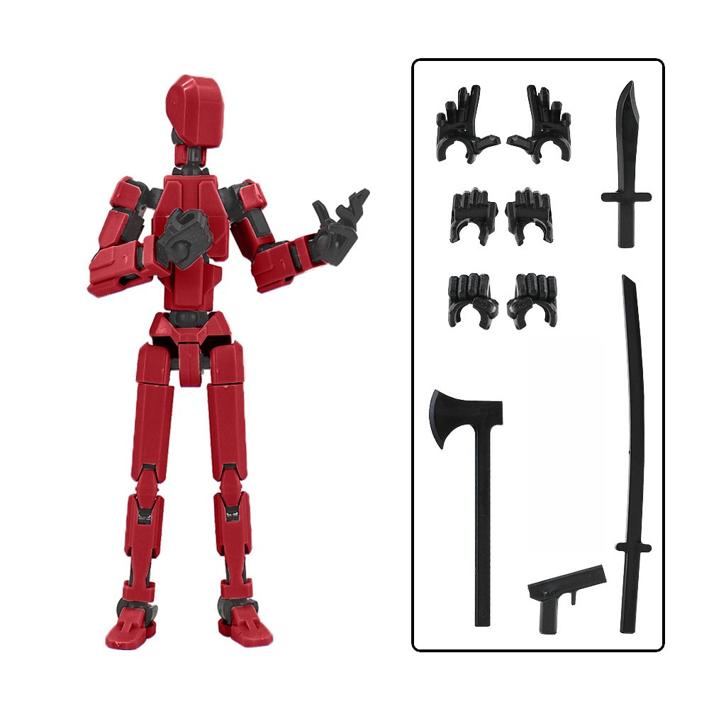 Lucky Joint Man Finished Product T13 Magnetic Doll, Full-Body Movable 3rd Generation Mannequin, DIY Stress-Relief  Anime