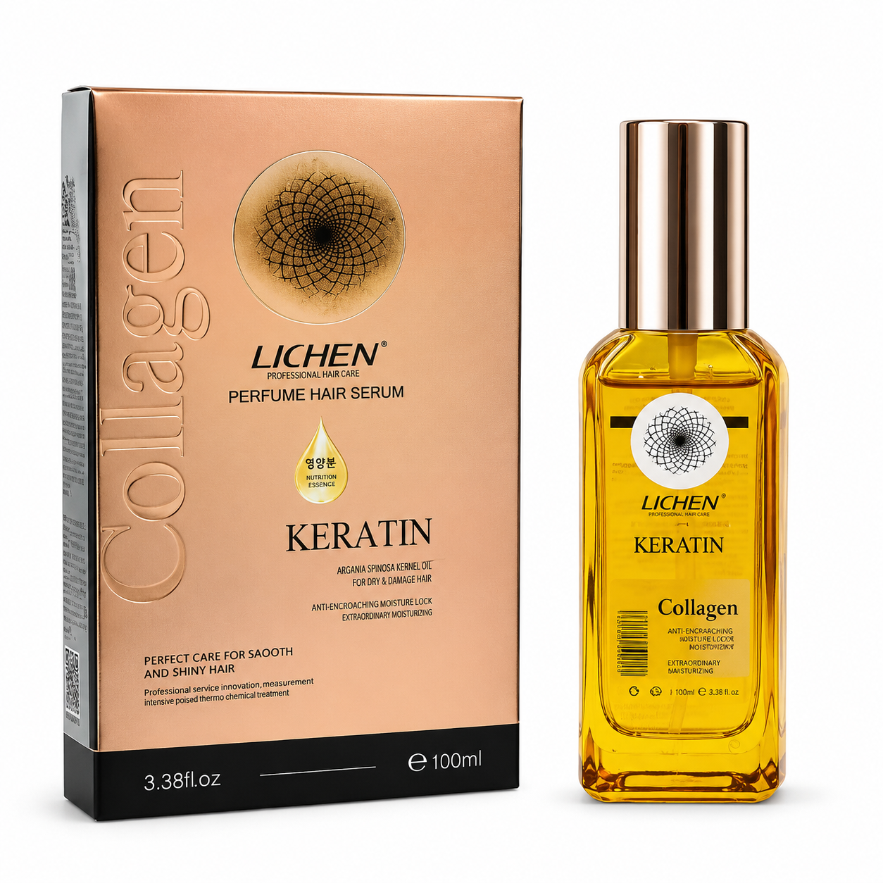 Premium Hair Serum with Collagen & Keratin - Volumizing & Repairing Treatment for All Hair Types