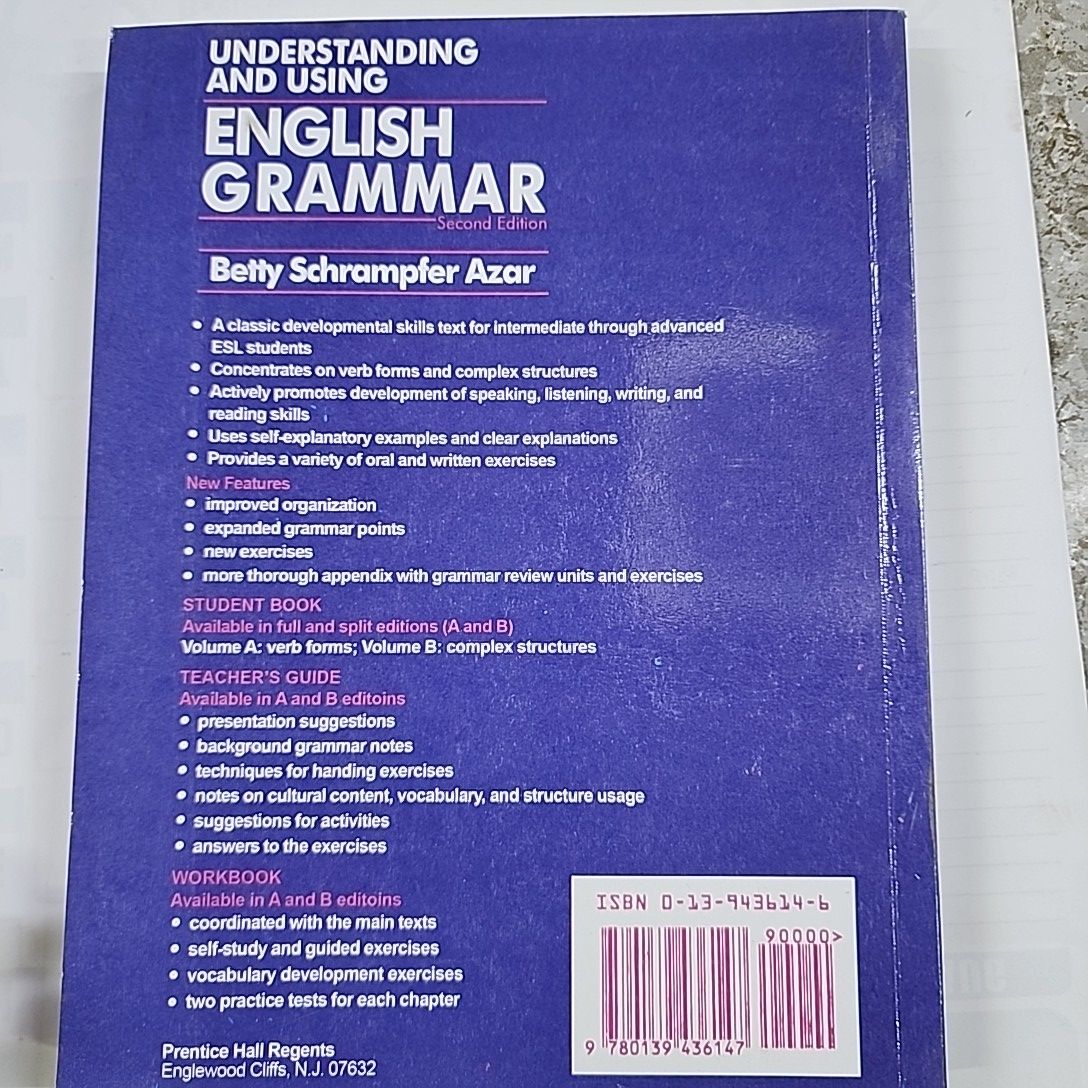 Understanding And Using English Grammar Betty Azar Pdf Understanding