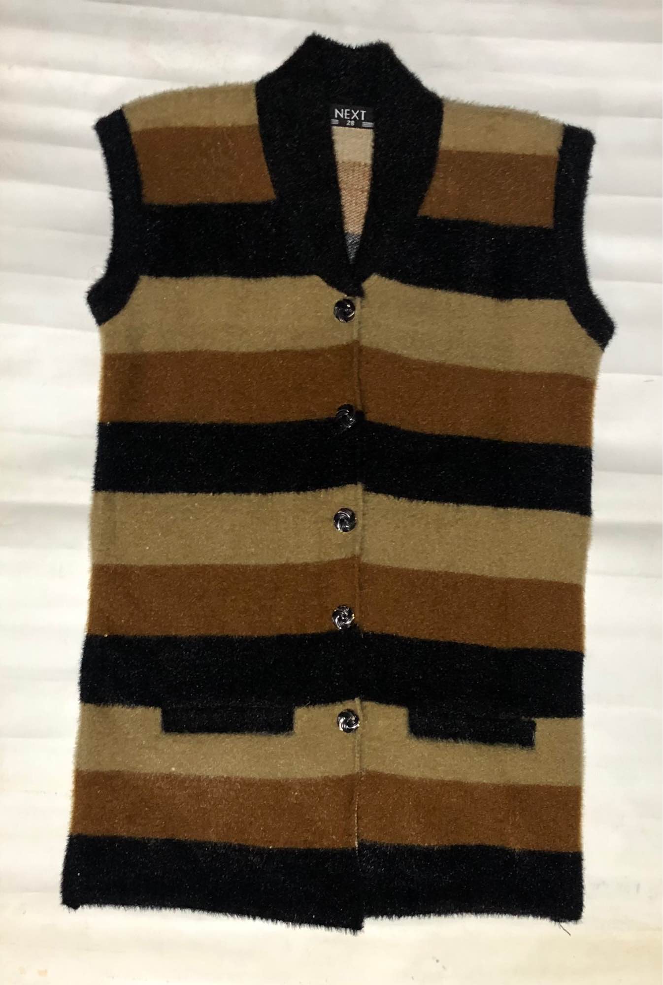 Sleeveless Wool Cardigan - Soft and Warm Women’s Sweater