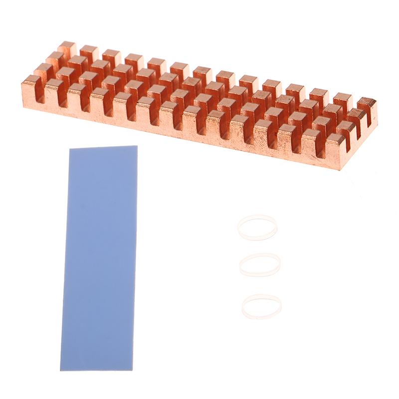 PC Notebook SSD Heat Sink For M.2 2280 PCI-E NVME With Thermal Pad Heatsink Computer Cooler Copper Radiator Accessories