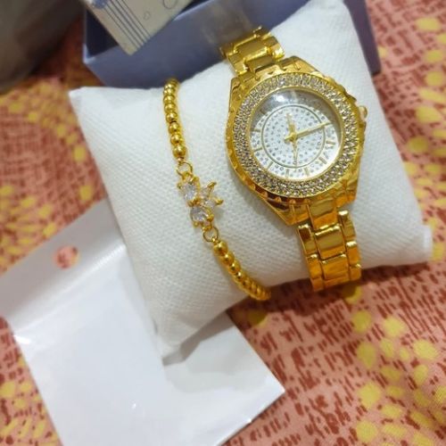 Watch - Fashion Square Watch Women Silver Watches Stainless Steel Band Quartz Wristwatches Ladies with bracelet set | Round watch | Rectangular Watch