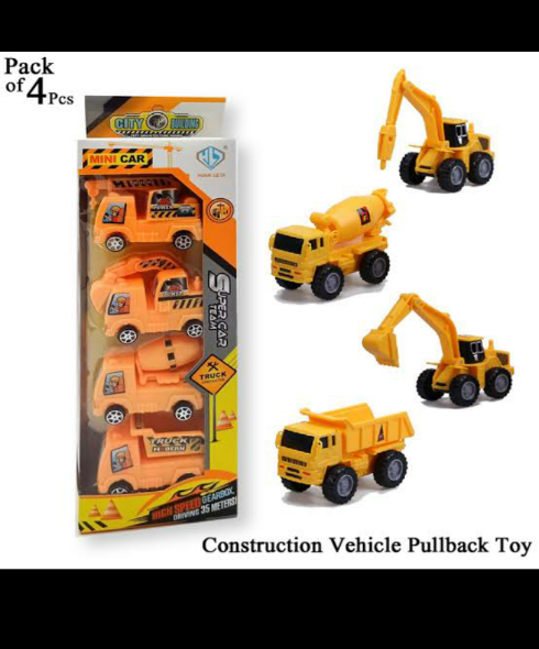 RAFA SHOP Mini car truck set construction cars set 4 Veraities are available
