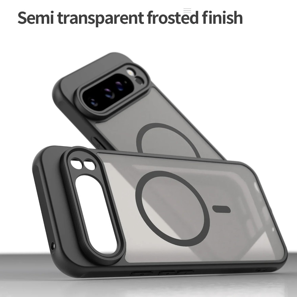 Premium Slim Matte Clear Magnetic Wireless Charger Phone Case For Google Pixel 11 10 9A Pro XL Skin Feeling Back Protector Cover