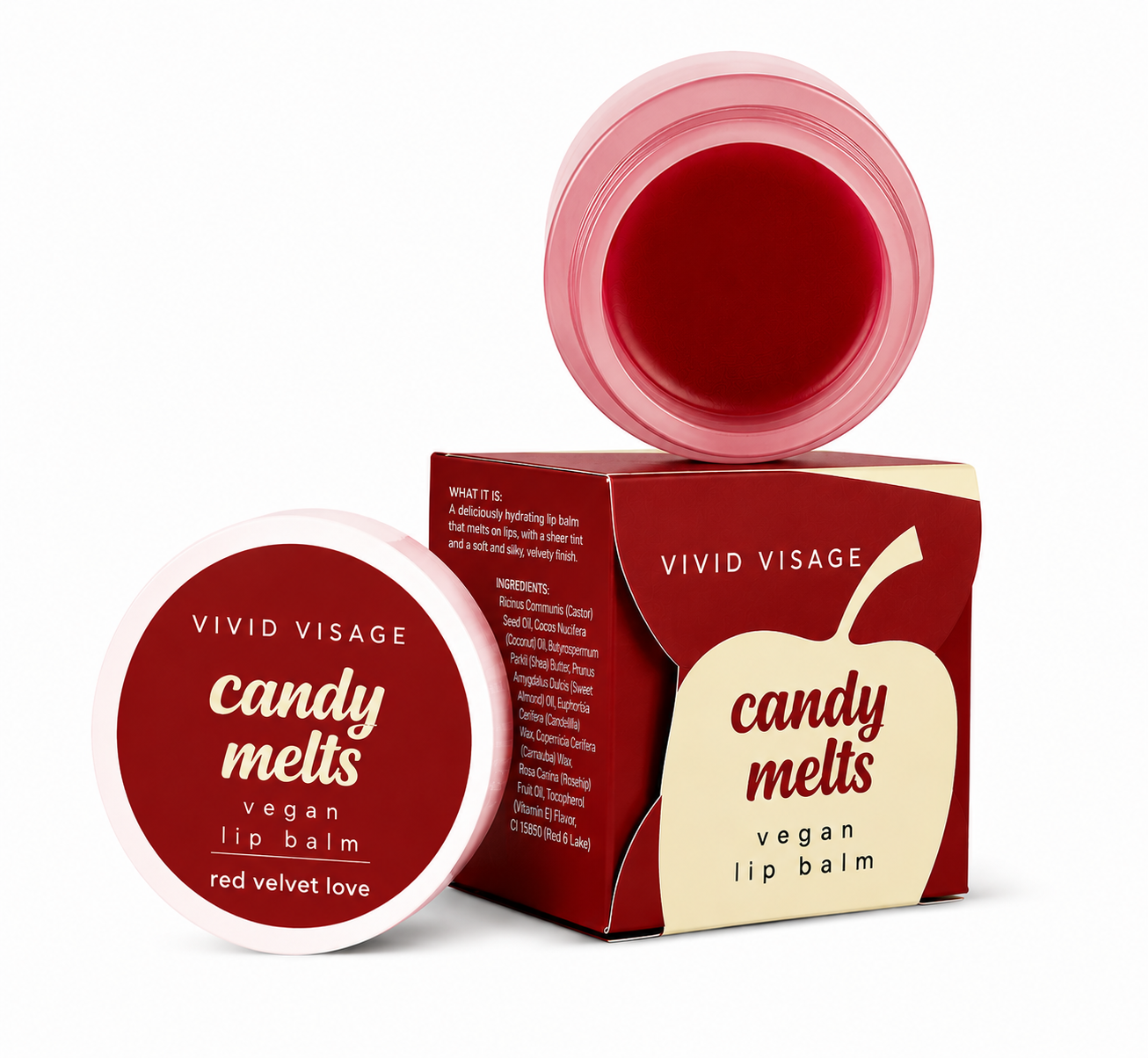 vivid visage Lip balm strawberry Lip Balm _Pink Lip Balm Lip Mask Lip Softner Lips Care Moisturizer