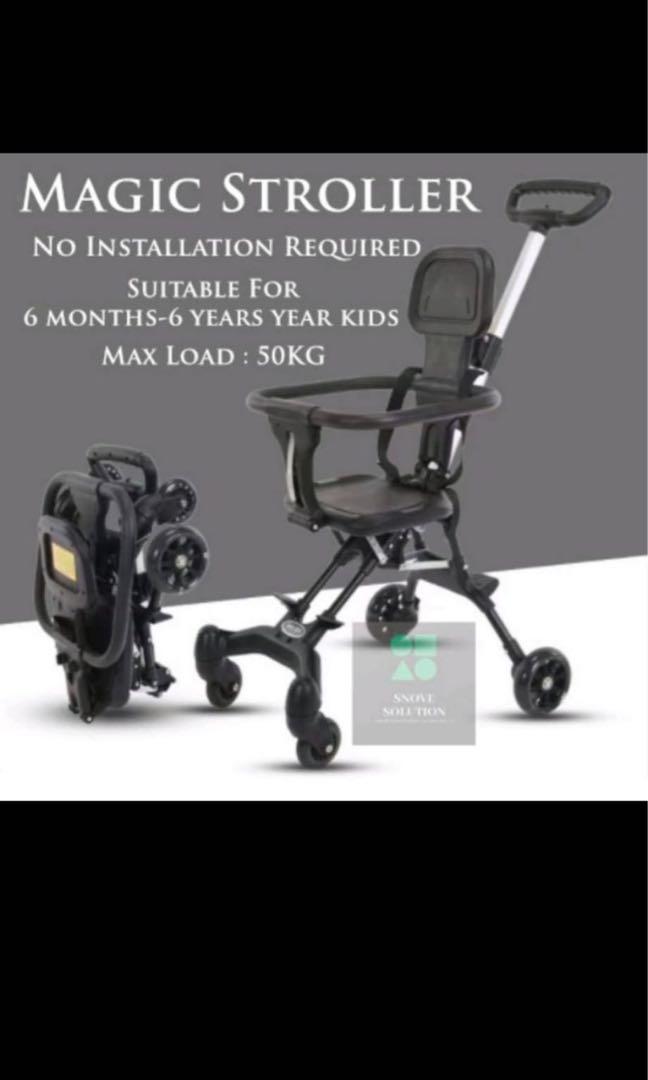 Imported Lightwieght Baby Stroller Reversible Two-Way Stroller Foldable Portable Stroller For Setting,Lying,Outdoor