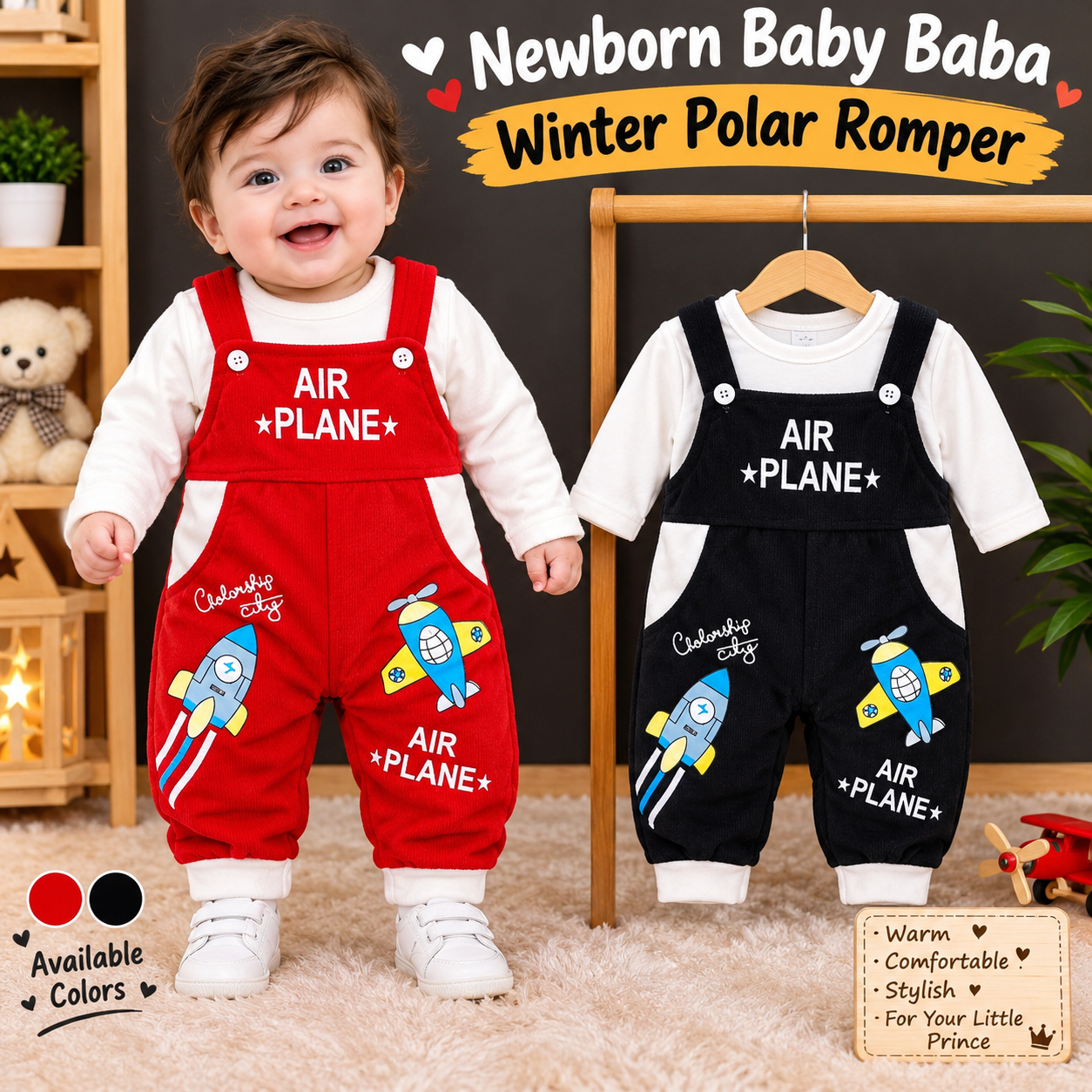 newborn baby winter Kotrai Fleece Polar romper suit / newborn baby romper Soft & Warm suit 0 to 3 month