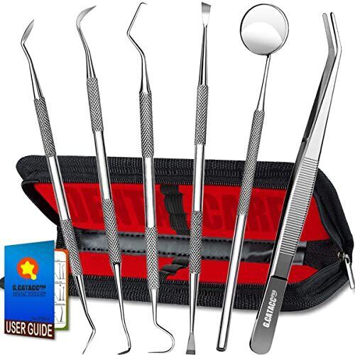 Teeth Cleaning Plaque Removal Kit, Oral Care for Personal Use 6Pcs