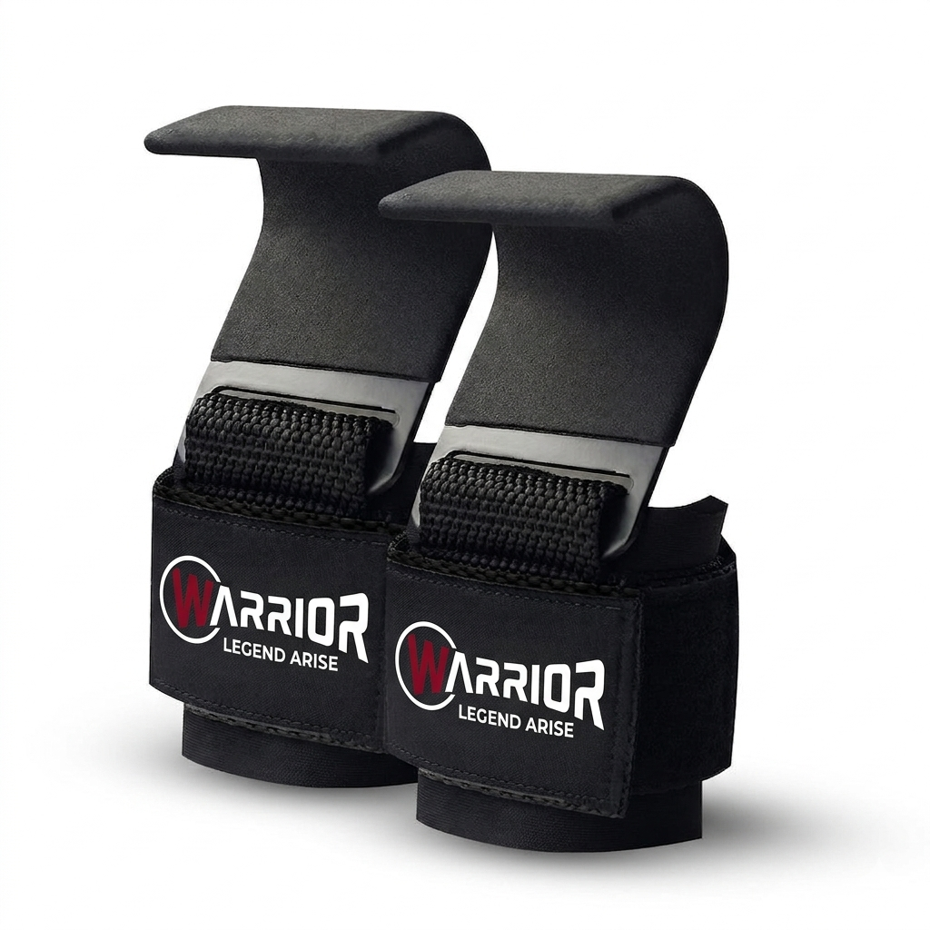 weight lifting power hook straps, gym power hook straps, weight lifting straps, gym product by warrior wraps