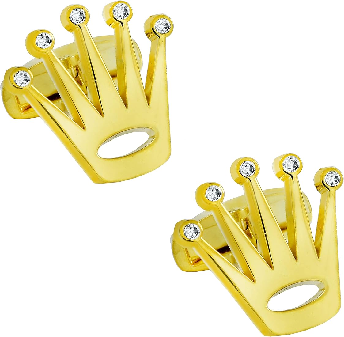 Crown Chain Cufflinks for Men