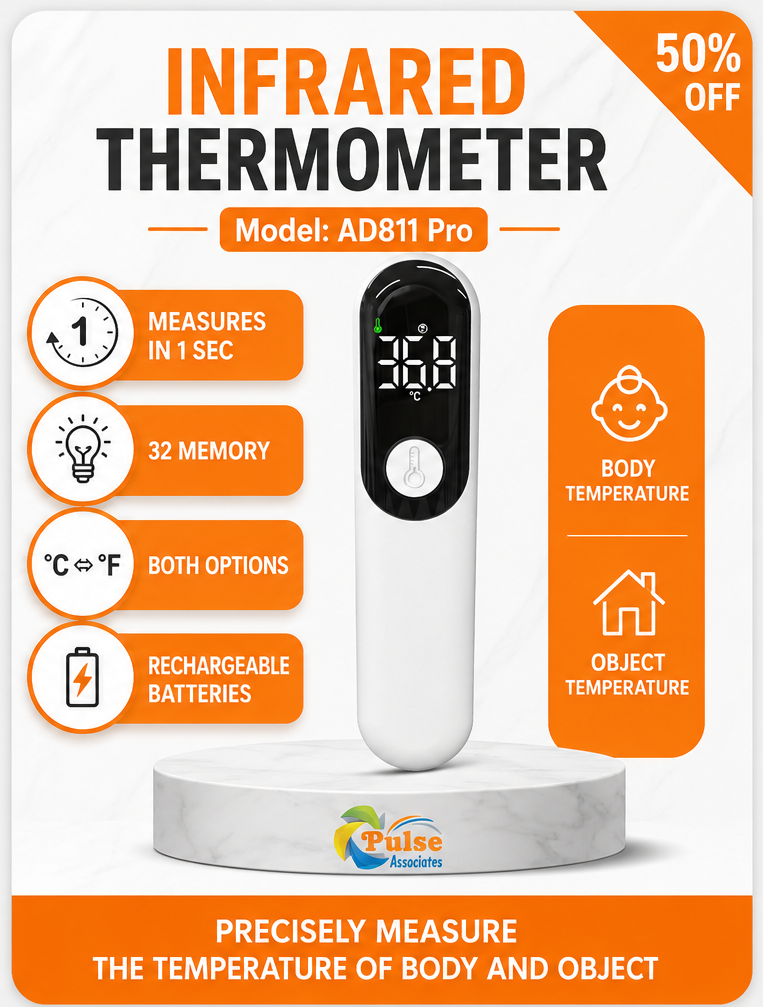 Infrared Thermometer_Quick_easy_no touch_Colour result