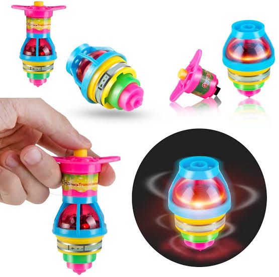 LED Flashing Spinning Top 2023 Hot Light Up Gyroscope Spinner Tops Flash Peg-Top Spinner For Children Classic Kids Toys Luminous