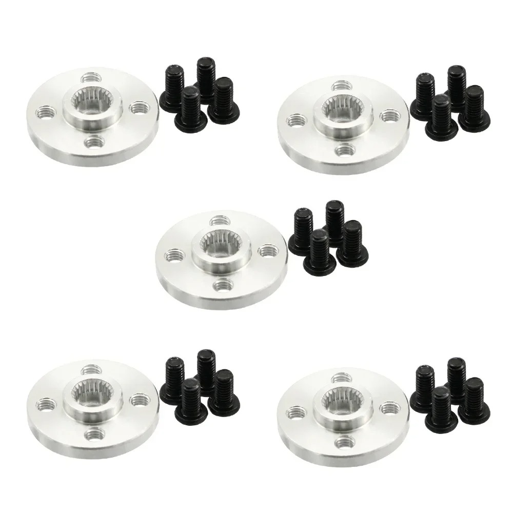 5/10 Pcs Metal Steering Gear Disc Stent 25T Servo Arm Round Type for MG995 MG996R  MG945 MG946 Rc Servos ACE Robot Car