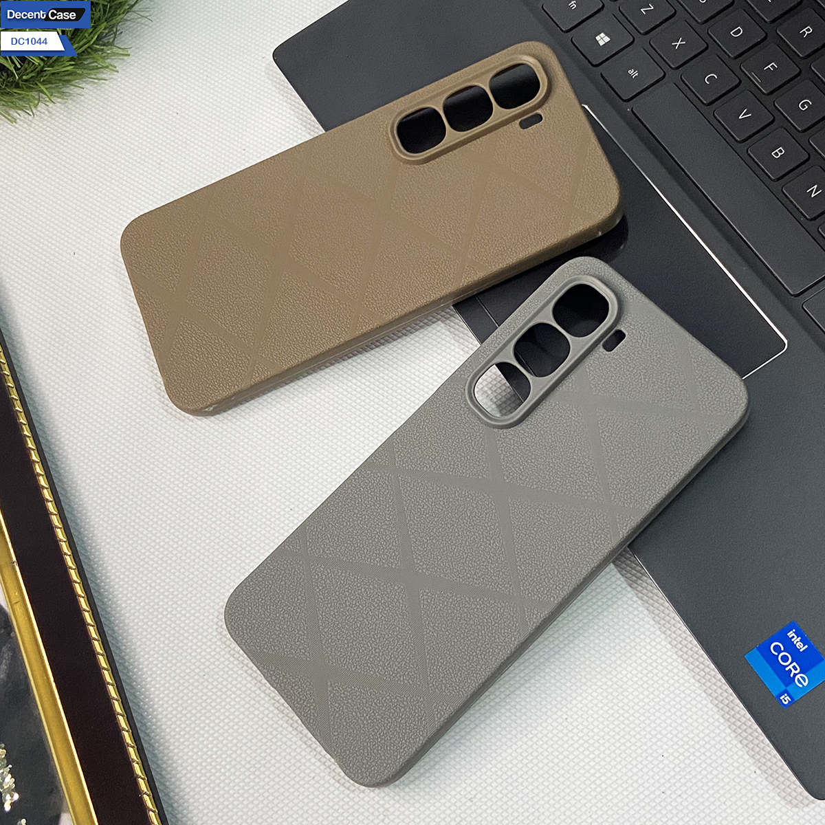 Infinix Hot 60 Pro Plus Cover - Gray - Premium Quality Matte Silicone Back Cover