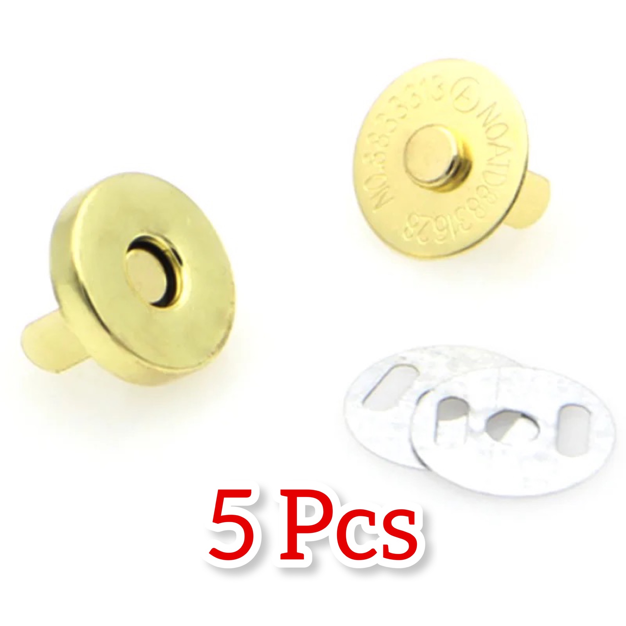 4x10sets/lot Magnetic Snap Fasteners Clasps Buttons Handbag Purse Wallet Craft Bags Parts Accessories Adsorption Buckle 18mm