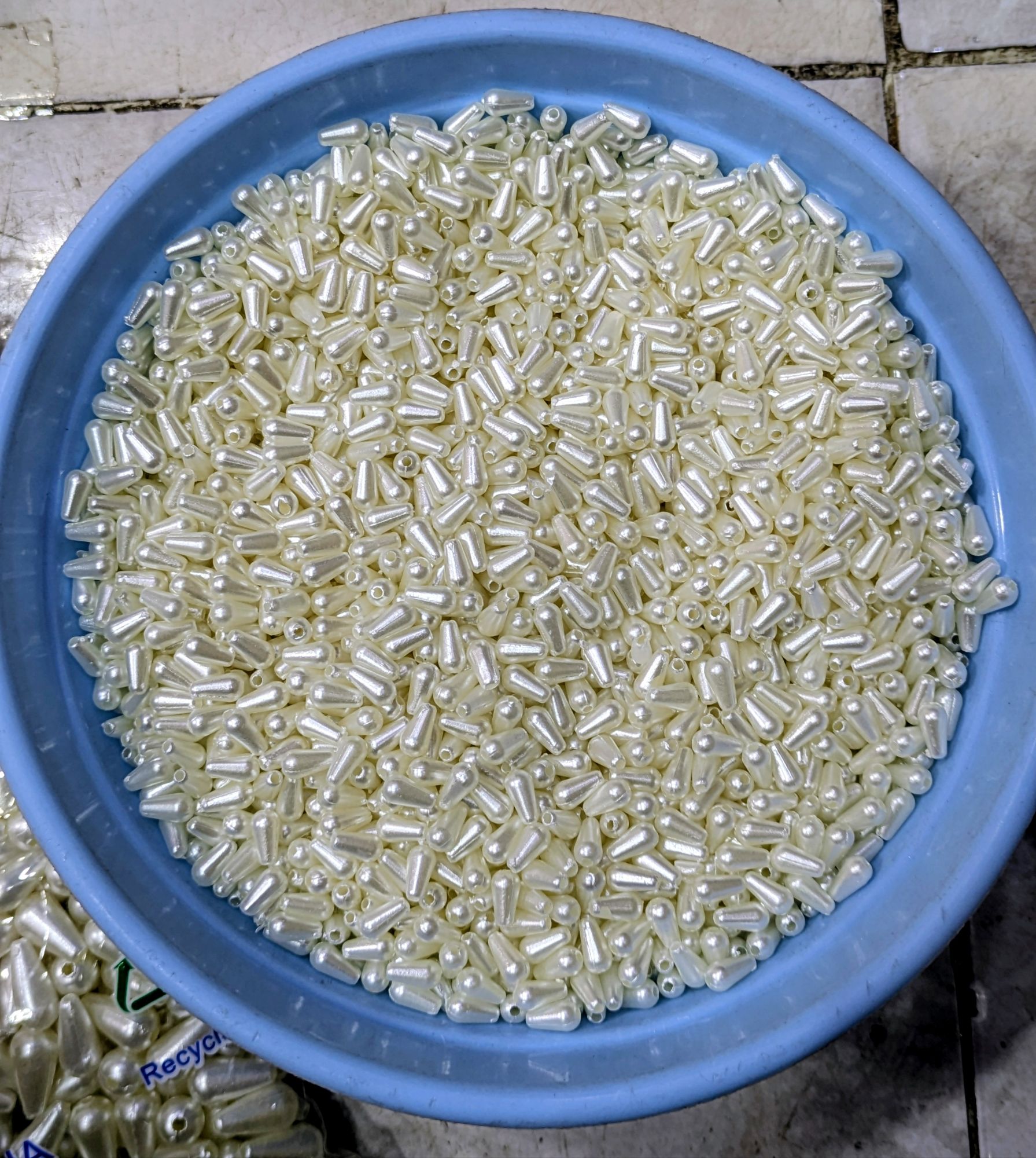 15 Grams Pearl Rice drop shape beads - Premium Quality Used in jwellery making