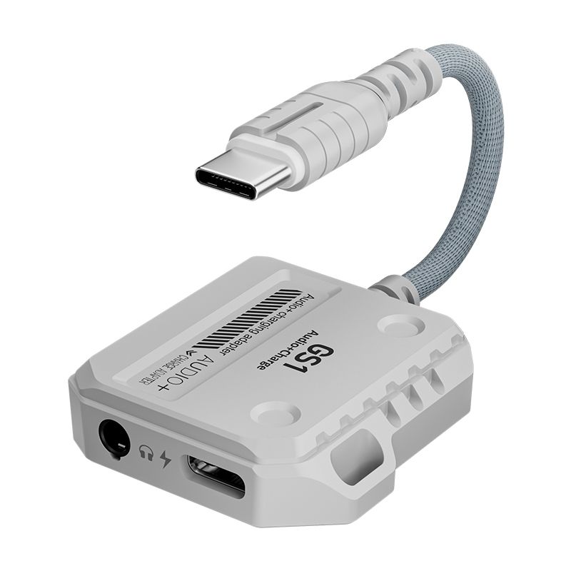 Plextone GS1 2-in-1 60W Type-C Gaming Adapter