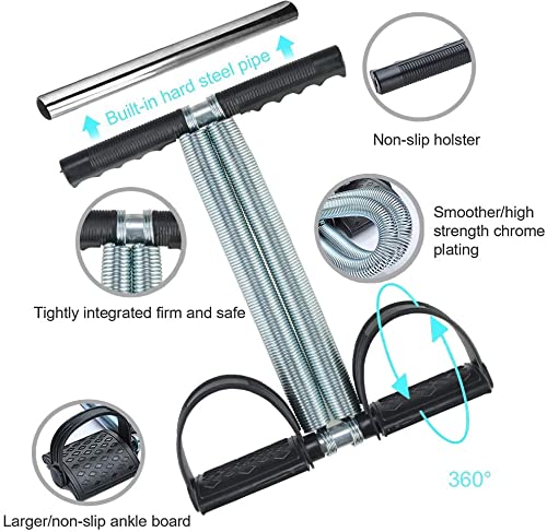 Tummy Trimmer Double Spring Bally Fat Burner Body Builder Exerciser Weight Loss Machine for Abdominal Belly Fat Loss Abs Arm Muscle Home Gym Workouts Equipment for Men and Women, Best for House Wife’s and Mother to Reshape the Body After Baby Birth