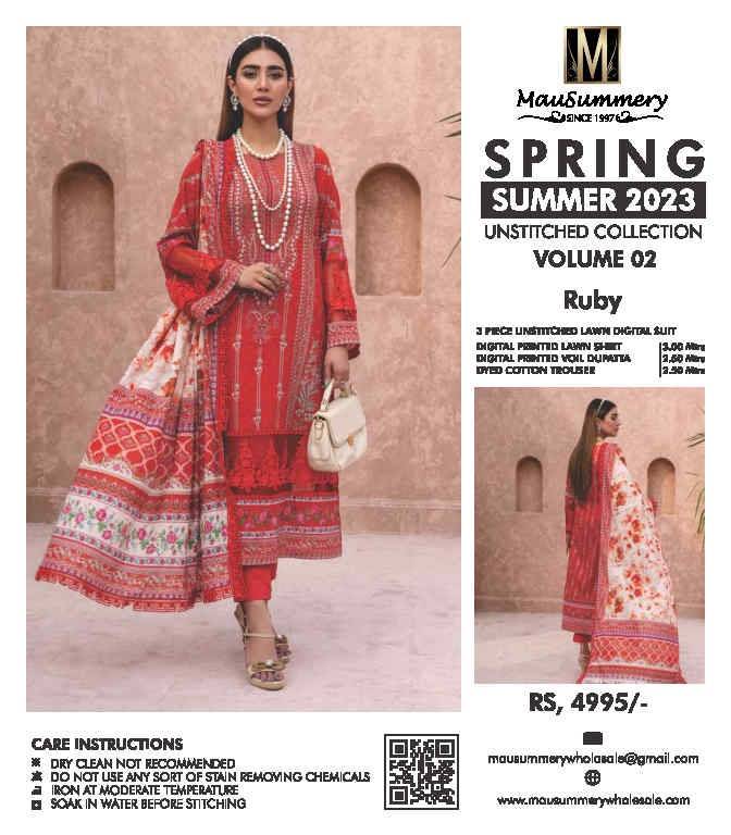 MauSpring Summery Lawn 2024 Sale Spring Summer Lawn Collection