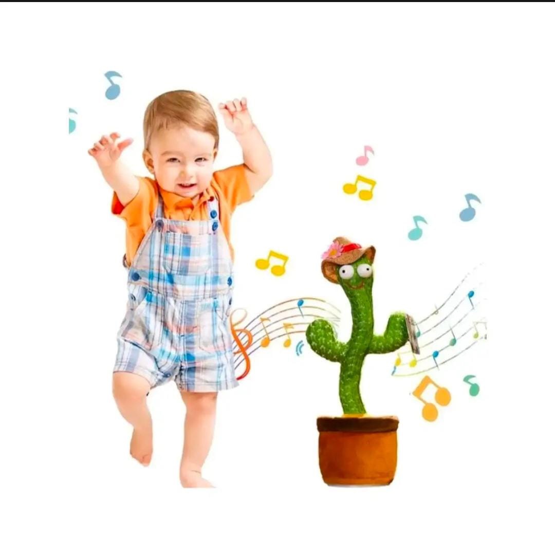 Rechargeable Dancing Cactus Toy – With Recording, Singing, Talking & Lighting
