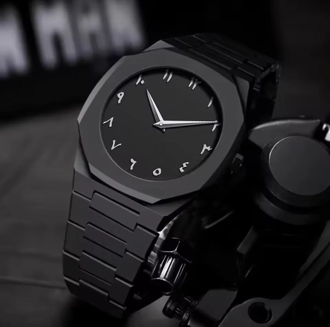 Black Arabic Aura Watch For Men Stylish Aura Watch 100% Original Watch Amazing Smart Watch price in Pakistan