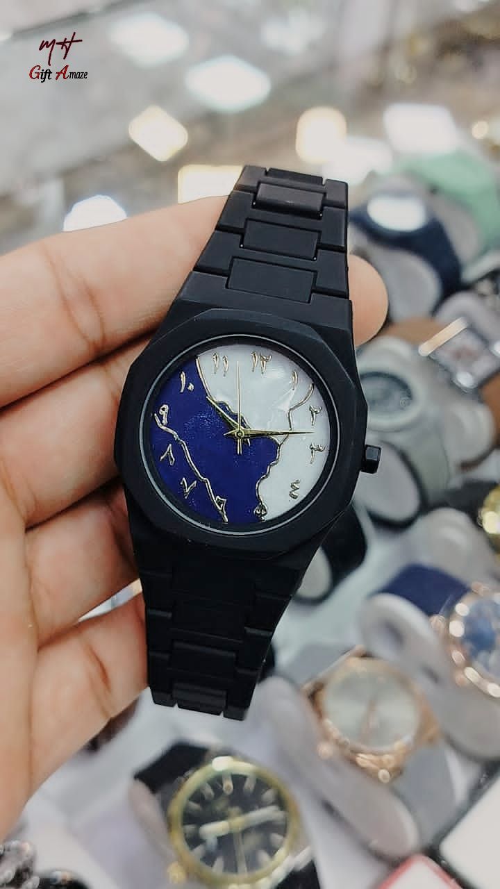 HOT DEALS NO1 Black Arabic Aura Watch For Men Stylish Aura Watch 100% Original Watch