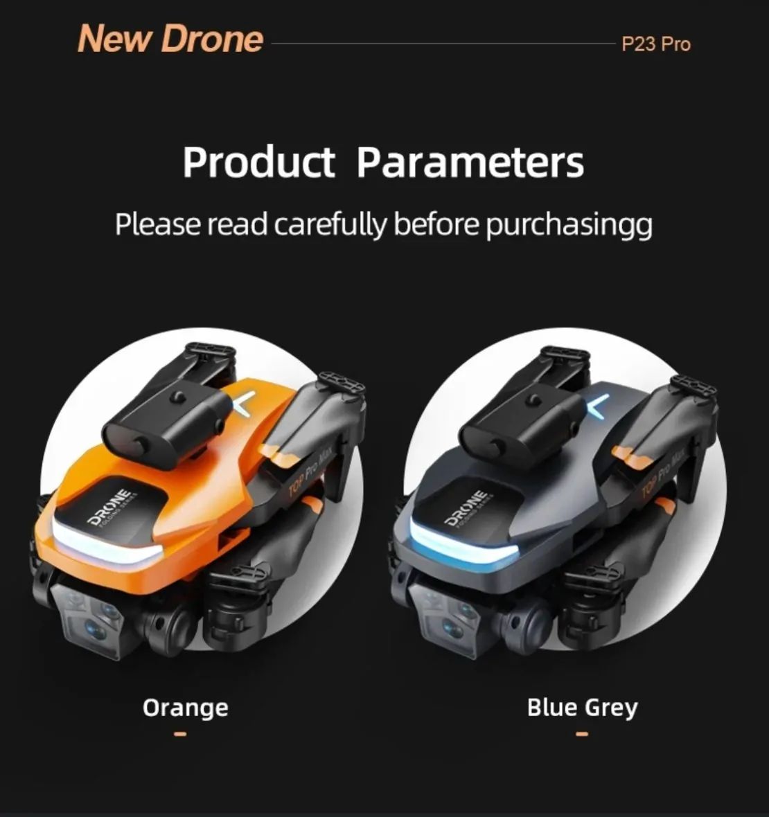 P23 Pro Dual Camera Drone with Intelligent Obstacle avoidance!