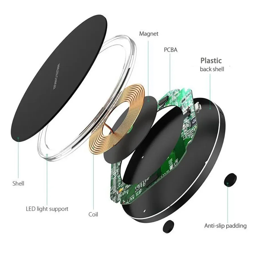 40W Fast Wireless Charging Stand, Universal Qi Charger Dock for iPhone 17-11 Series,  S24/S23/S22/S21, ,