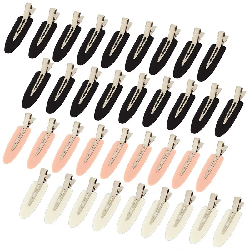 Hair Clips No Crease 4Pcs for Women Girls Makeup Styling Hairpins Barrettes