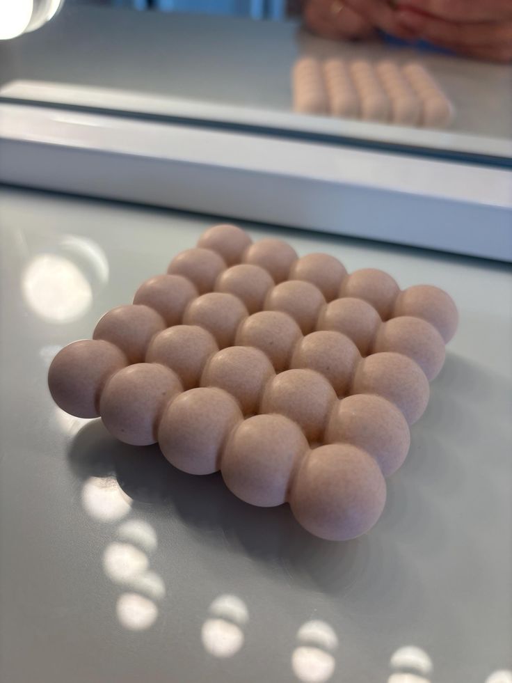 Bubble tray coaster for decoration ceramic vase