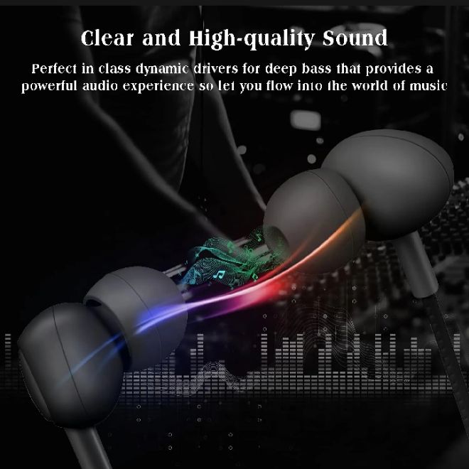Original Blue Spectrum M5 Handfree Stereo Earphones High Base Hand Free Ear Phone For All Mobile Phone