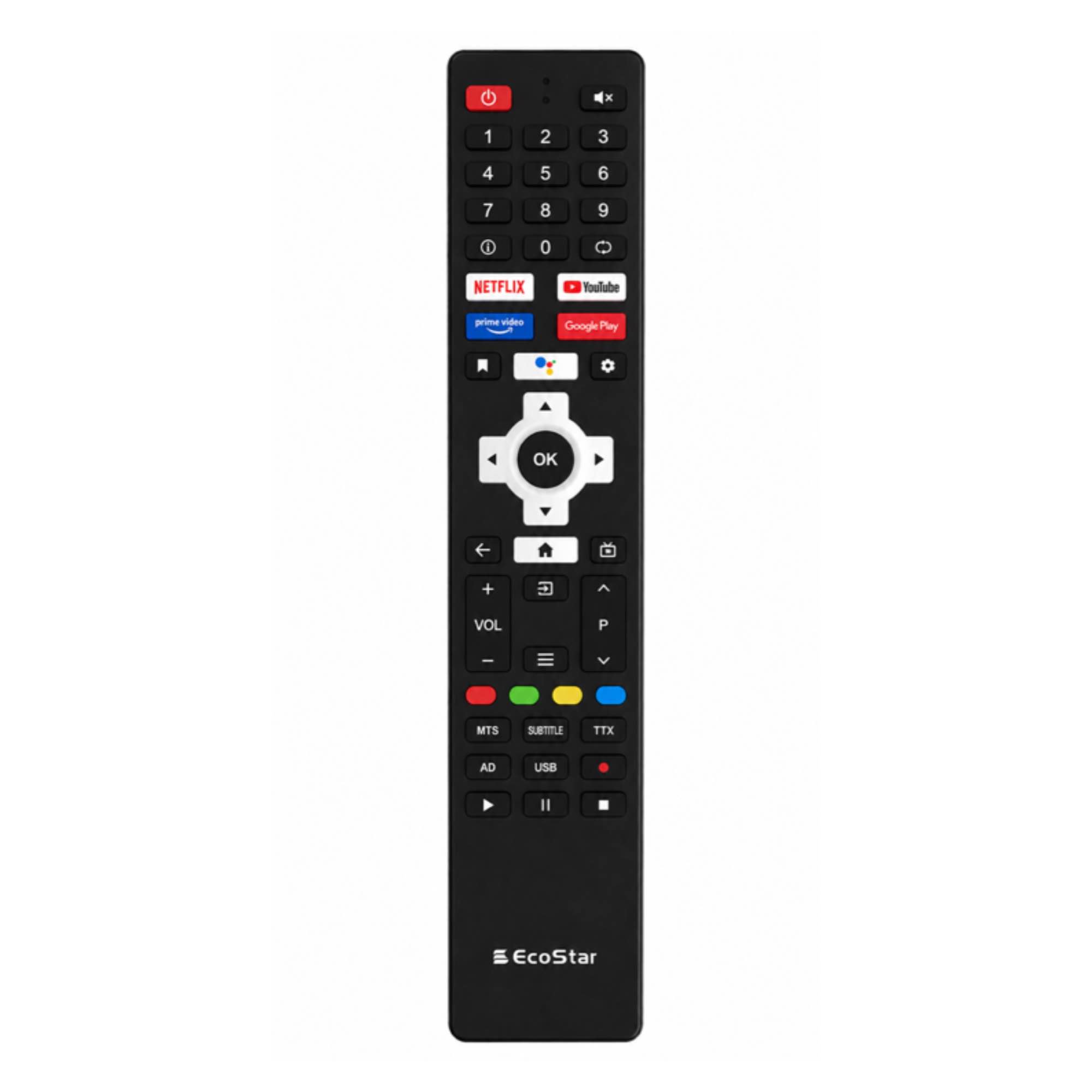 Ecostar LCD / LED Tv Remote control