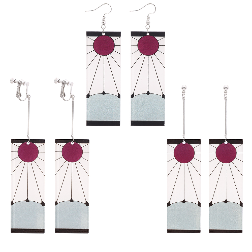 Anime Acrylic Earrings Popular Anime Acrylic Earrings Tanjiro Earrings for Women and Men
