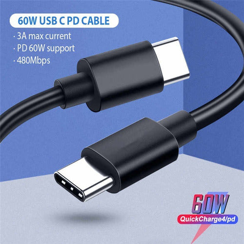 Original Latt 60W PD Usb Type C To Usb Type C Cable Universal Compatibility For Samsung and Motrola All Phones