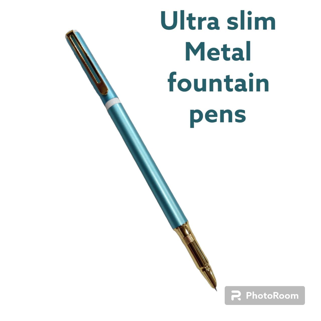 fountain ink pen ultra slim metal body Daraz.pk