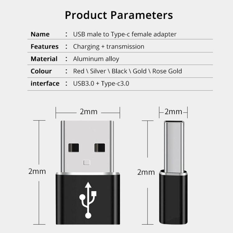 OTG USB 3.0 ADAPTER CONVERTER TO TYPE C ( GP90 )