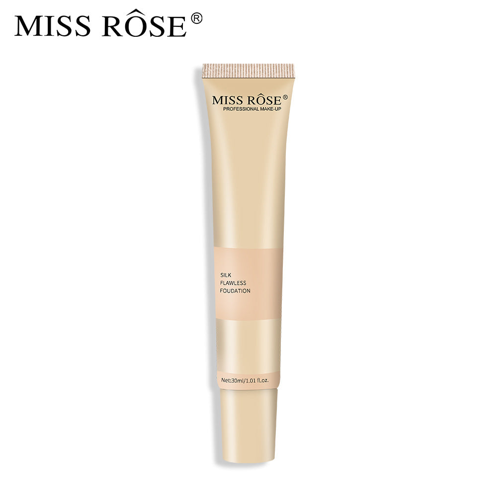 Silk Flawless Foundation - High Coverage Long Lasting Perfecting Makeup Base - 30ml - (Original Miss Rosê) Face Makeup