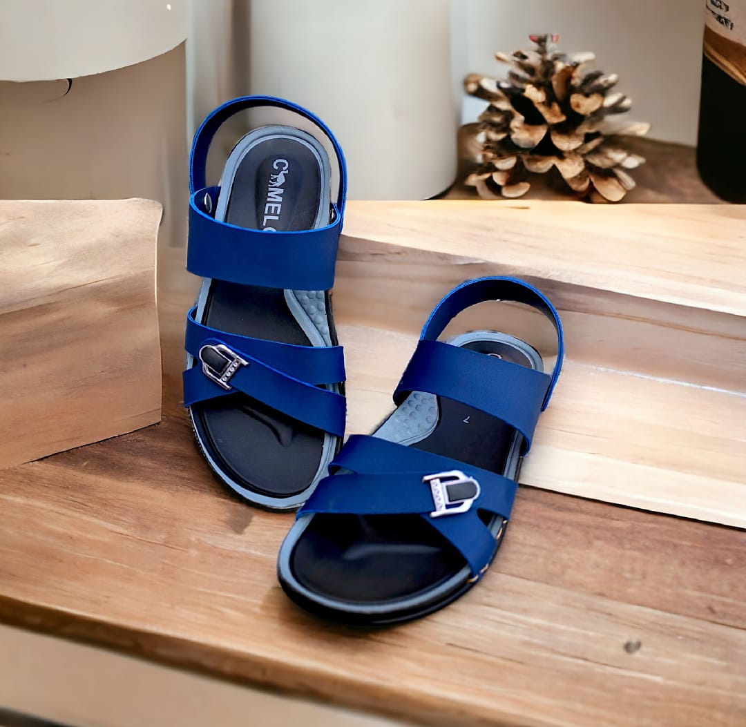Men Premium Soft Cushion Sole Sandals Ultra Comfortable Lightweight Durable Casual Walking Slip On Sandals for Men High Quality Imported Footwear EVA Soft Foam Insole Anti Slip Strong Grip Flexible Rubber Sole Stylish Modern Design